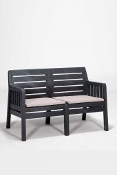 Lara 2'li Koltuk Balkon&Teras Bahçe Koltuk / Antrasit - 2