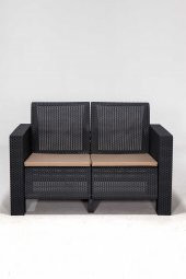 SANDALİE Aksu 2li Bahçe&Balkon Koltuk / Antrasit thumbnail 2