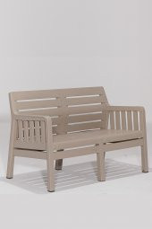 SANDALİE Lara MİNDERSİZ / 2 1 1 S Bahçe Takımı Balkon - Bahçe - Teras Mobilyası / Cappucino - 3