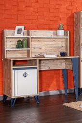 SANDALİE Rüya 60x120 Cm Çalışma Masası Bilgisayar Masası Ofis Ders Yemek Masası Atlantik Çam - 2