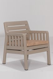 SANDALİE Lara 1+1+S Bahçe Takımı  Balkon - Bahçe - Teras  Mobilyası / Cappucino - 3