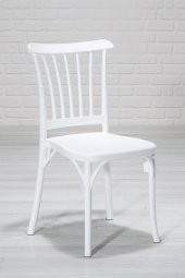 SANDALİE Violet Beyaz / Sirius Sabit Masa - 4 Sandalye 1 Masa / Salon - Mutfak Masa Takımı - 2