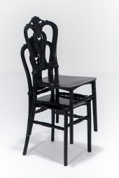 SANDALİE 4 Adet Carisma Siyah Sandalye / Balkon-Bahçe-Mutfak - 3