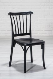 SANDALİE 2 Adet Violet Siyah Pratik Sandalye / Balkon-Bahçe-Mutfak - 1