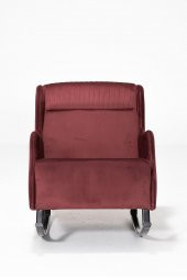 Mona Sallanır Berjer Tv Koltuğu Dinlenme Koltuğu - Bordo - 2
