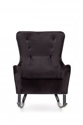 Melina Sallanır Berjer Tv Koltuğu Dinlenme Koltuğu, Sallanır Sandalye - Siyah - 2