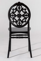 SANDALİE 4 ADET Venüs Sandalye Mat Siyah - Mutfak / Balkon / Bahçe Sandalyesi - 2