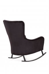 Melina Sallanır Berjer Tv Koltuğu Dinlenme Koltuğu, Sallanır Sandalye - Siyah - 3