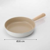 Neoflam Fika Alüminyum Döküm Tava Bej 26 cm D-NEOF126 - 4