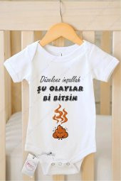 Düzelcez İnşallah Şu Olaylar Bi Bitsin Hediyenza Özel Tasarım Bebek Zıbın Pamuklu Çıtçıtlı Body - 1
