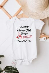 Anneler Günü Hediyen Benim Babaanne Hediyenza Özel Tasarım Bebek Zıbın Pamuklu Çıtçıtlı Body Bebek Hediye - 1