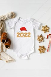 Yeni Yıl Hediyenza Özel Tasarım Bebek Zıbın Pamuklu Çıtçıtlı Body Bebek Hediye - 1