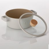 Neoflam Fika Alüminyum Döküm Tencere Cam Kapaklı 18CM D-NEOF18C - 3