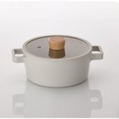 Neoflam Fika Alüminyum Döküm Tencere Cam Kapaklı 18CM D-NEOF18C - 1