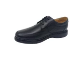 Zerhan Erkek Siyah Bağcıklı Hakiki Deri Poli Taban Ayakkabı thumbnail 3