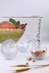 Paşabahçe İnci Çok Amaçlı Cam Kase - 6 Lı Kahvaltılık Çerezlik - 1