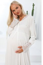 MOMMYSH® 704104 Dream Welsoft Dantel Yaka 4lü Lohusa Seti - 6