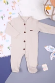 Müslin Patikli Bebek Tulum Unisex 1087 - 1