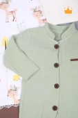 Müslin Patikli Bebek Tulum Unisex 1087 - 12