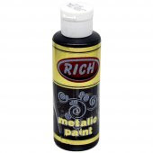 Rich Akrilik Boya Metalik 120 CC Antik Çikolata 0865 - 1