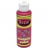 Rich Akrilik Boya Metalik 120 CC Pembe 0761 - 1