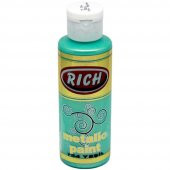 Rich Akrilik Boya Metalik Boya 120 CC Yeşil 0754 - 1