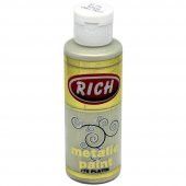 Rich Akrilik Boya Metalik 120 CC Platin 0776 - 1