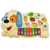 Can Ali Toys Türkçe Sesli Eğitici Köpek Figürlü Müzikli Piyano CNL-2223 SARI - 1