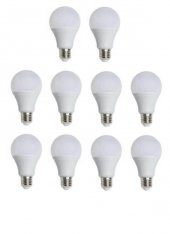 9 W E27 BEYAZ IŞIK LED AMPÜL 10 ADET - 2