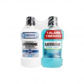 Listerine Advanced White 250 ml + Cool Mint 250 ml HEDİYE - 1