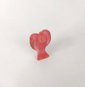 Melek Doğal Taş Kırmızı Akik Carnelian 5 Cm Heykelcik Şifa Çakra Enerji Cep - 4