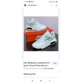 Nike Air Max Flywire Beyaz ayakkabı - 1