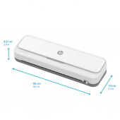 HP OneLam 400 A3 Laminasyon Makinesi/Ciltleme Makinesi-75-125 mikron - 8