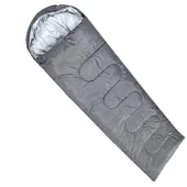 DFT Düz Başlık 190+30cm x75 Gri 5/15 Derece Uyku Tulumu thumbnail 1