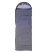 DFT Düz Başlık 190+30cm x75 Gri 5/15 Derece Uyku Tulumu - 5
