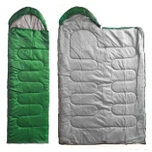 DFT Düz Başlık 190+30cm x75 Yeşil 5/15 Derece Uyku Tulumu thumbnail 3