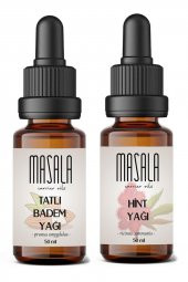 Masala Tatlı Badem Yağı + Hint Yağı 2 X 50 ml - 1