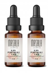 Masala 2 Adet Saf Kan Portakalı Yağı 10 ml. (Blood Orange Oil) - 2