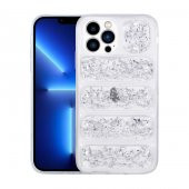 Apple iPhone 13 Pro Kılıf Kamera Korumalı Simli Airbagli Zore Dalga Kapak - 4