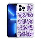 Apple iPhone 13 Pro Kılıf Kamera Korumalı Simli Airbagli Zore Dalga Kapak - 5