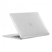 Apple Macbook Pro 14inç M3/M4/Max A3112 A3185 A3401 A2918 A1992 Kılıf Simli Ön Arka Kapak - 2