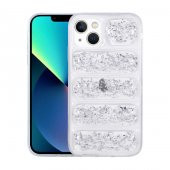 Apple iPhone 13 Kılıf Kamera Korumalı Simli Airbagli Zore Dalga Kapak - 4