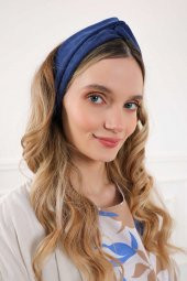 Saç Bandı , Bandana,Mavi,SB-9 - 6