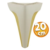 Endülüs Mobilya Kanepe Tv Ünitesi Konsol Koltuk Ayağı Krem Renk 20 Cm Ayakları - 1
