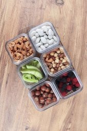 Kapris 7 Parça Midi Mix Kapaklı Tepsili Akrilik Kahvaltı Sunum Seti F-602 - 2