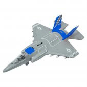 Maxx Wheels 1:16 Sesli ve Işıklı Jet Fighter MAVİ - 1