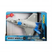 Maxx Wheels 1:16 Sesli ve Işıklı Jet Fighter MAVİ - 2