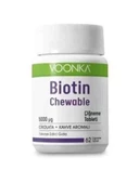 Voonka Biotin Chewable 62 Çiğneme Tableti - 1