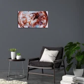 Veraart Soyut Temalı Pleksi Cam Tablo Duman - 10