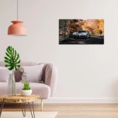 Veraart Araba Temalı Pleksi Cam Tablo Bugatti - 2